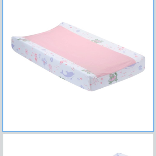 Lambs & Ivy Sea Dreams Dolphin/Turtle Underwater Nautical Changing Pad Cover