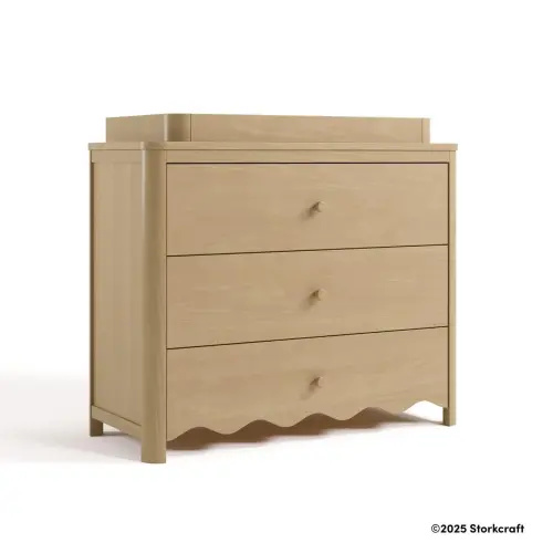Casablanca® 3 Drawer Chest with Removable Changing Table Topper | Storkcraft