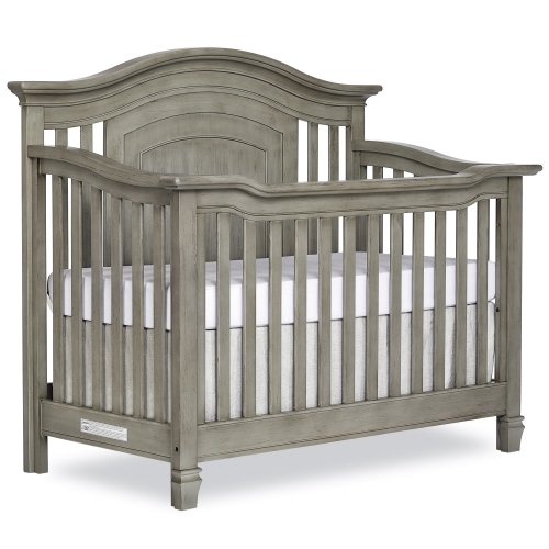 Evolur Fairbanks 5 in 1 Convertible Crib in Ash Gray