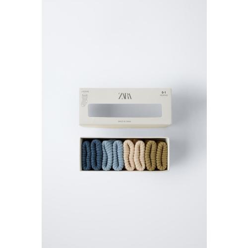 FOUR-PACK OF COLORFUL SOCKS - Bluish | ZARA United States