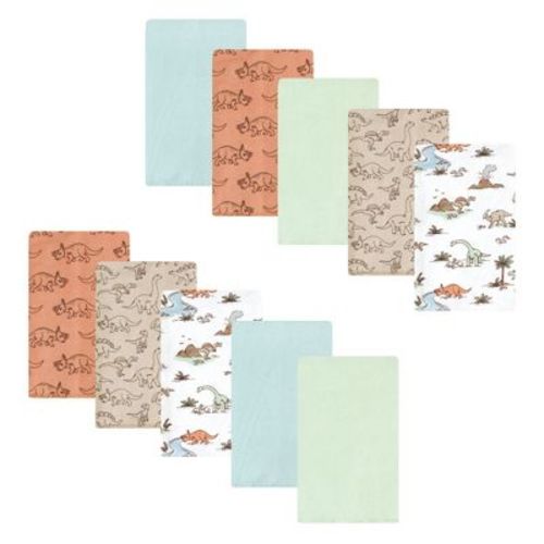 Luvable Friends Hudson Baby Flannel Burp Cloths 10pk Set