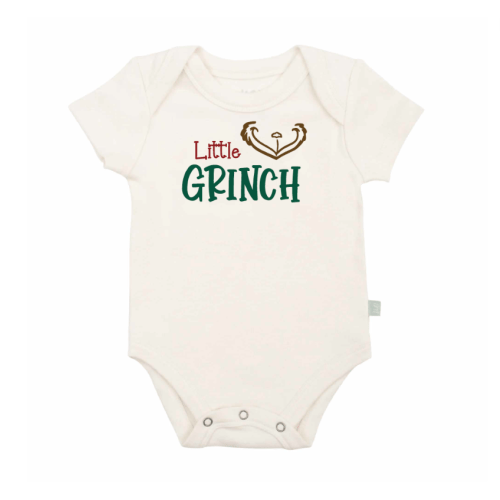 Baby Graphic Bodysuit - Merry & Bright | 100% Organic - – Finn + Emma