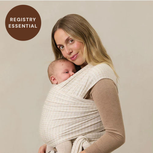 Cream Houndstooth Wrap