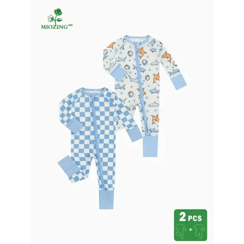 2pcs baby rompers checkerboard bamboo - Temu