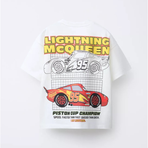 CARS LIGHTNING MCQUEEN © DISNEY T-SHIRT - White | ZARA United States