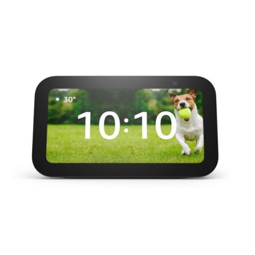 Amazon Echo Show 5 (3rd Gen, 2023 release) | Smart Display with Deeper Bass and Clearer Sound - Charcoal