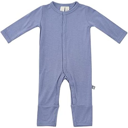 KYTE BABY Unisex Soft Romper with Snap Closure, 97% Rayon made from Bamboo, 3% Spandex,
