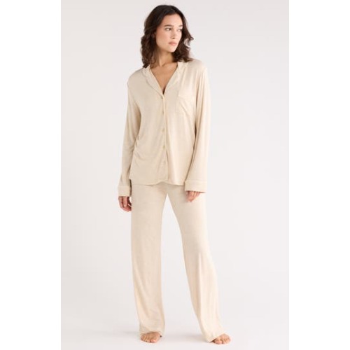 NORDSTROM RACK Tranquility Long Sleeve Shirt & Pants Pajamas | Nordstromrack