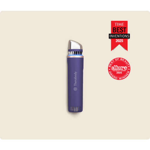 TheraFace Depuffing Wand (Inidigo) | Reduce Puffiness & Boost Radiance | Therabody US