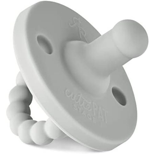 Ryan and Rose Cutie PAT Pacifier Grey Stage 1