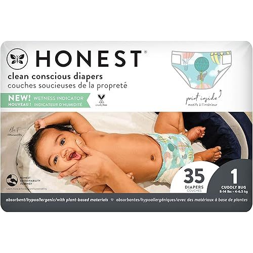 The Honest Company Diapers, Size 2, Above IT All, Multi