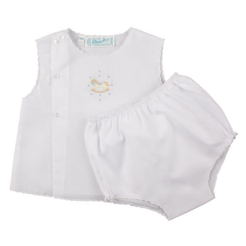 Baby Boys Blue and White Diaper Set | Newborn Diaper Set | Feltman Brothers