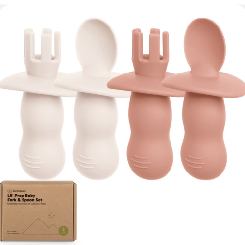 2-Sets Lil’ Prep Baby Fork & Spoon