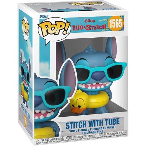 Funko Pop! Disney: Lilo and Stitch - Stitch with Tube - Collectable Vinyl Figure - Gift Idea - Official Merchandise - Toys for Kids & Adults - Cartoon/Animation Fans - Model Figure for Collectors
