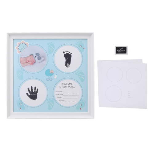 Newborn Handprint Footprint Kit, Display Baby's Tiny Prints With Safe, Durable Frame