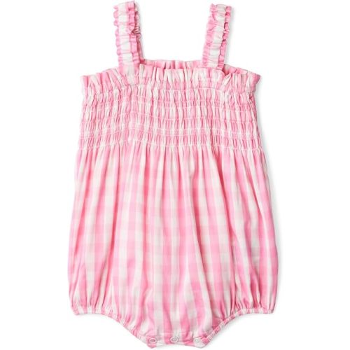 Amazon Essentials x Sofia Grainge Baby Girls' Woven Sleeveless Ruffle Romper
