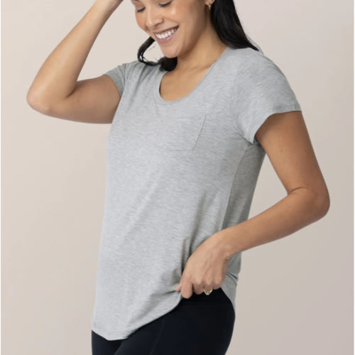 Everyday Maternity & Nursing T-shirt | Grey Heather