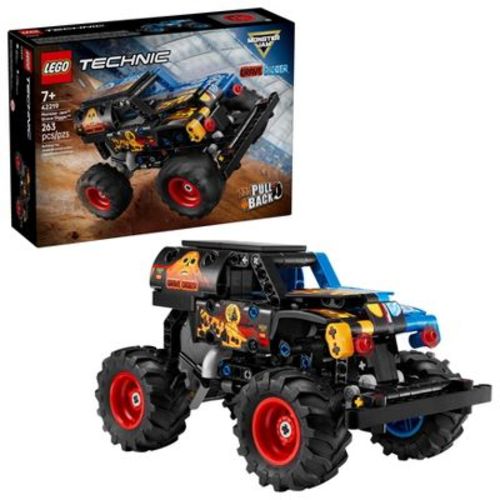 LEGO Technic Monster Jam Grave Digger Fire and Ice Building Toy, Easter Basket Gift for Kids, 42219