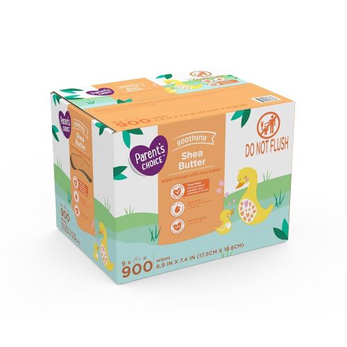 Shea Butter Baby Wipes, 900 Count - Free From Phenoxyethanol, Parabens, Phthalates, And Alcohol - Enriched With Soothing Shea Butter - Ultra Soft - Gentle On Skin - Hypoallergenic And pH Balanced