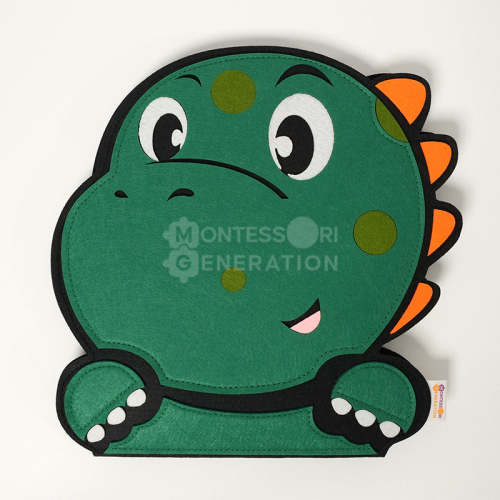 Buy Montessori Dino Soft Felt Busy Board Online I Montessori Generation