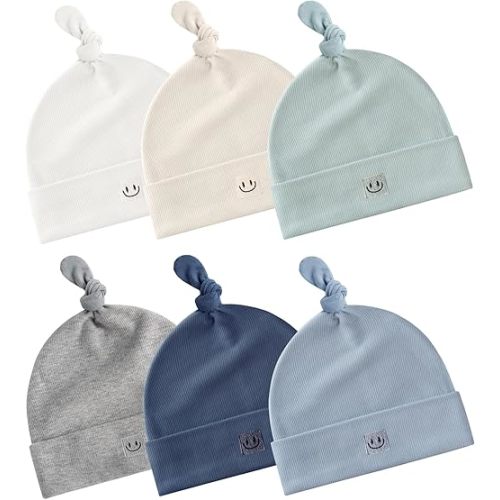 FURTALK Newborn Baby Hats Infant Knot Beanie Soft Boys Girls Caps