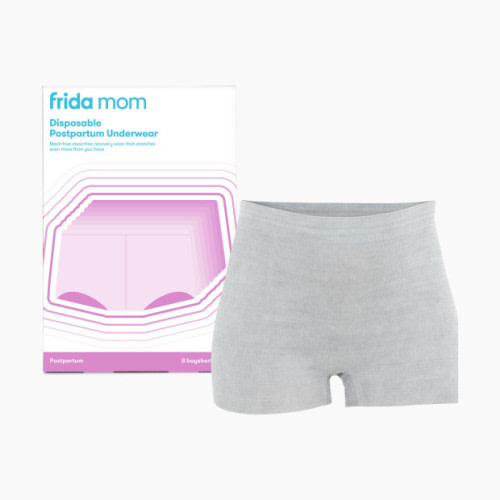 FridaMom High Waisted Disposable Postpartum Underwear - Boy Short, Regular