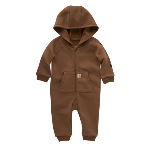 Carhartt Baby Boys' Fleece Zip Front Long-Sleeve Coveralls, 3M,Brown at Tractor Supply Co