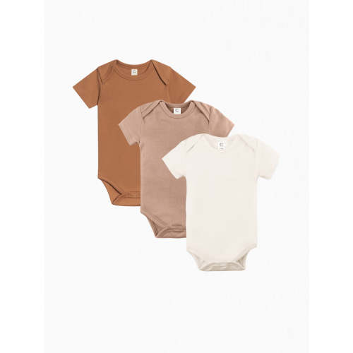 Colored Organics 3-Pack Short Sleeve Bodysuit Bundle