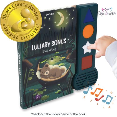 Musical Toddler Book: Lullaby Songs & Nursery Rhymes
