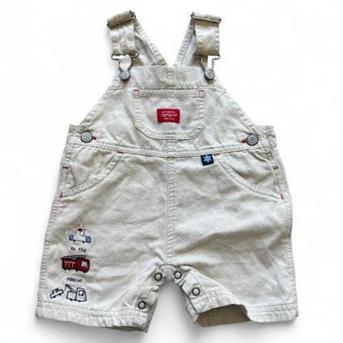 Carters Y2K Baby Boy Cream Short Overalls
Size...