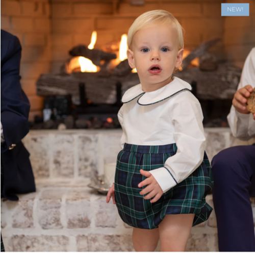 Long Sleeve Beau Bubble in Newbury Tartan – Henry Duvall