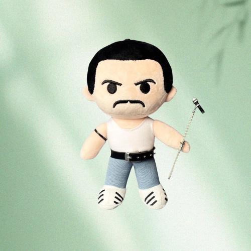 Freddie Mercury inspired Plush Doll | Queen Rock Band Collectible Toy