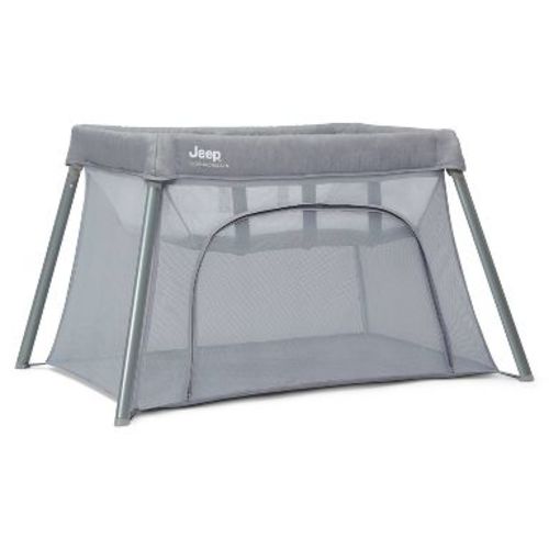Jeep Horizon Compact Travel 2-in-1 Playard and Bassinet - Light Gray