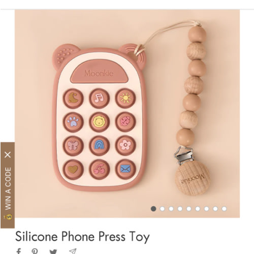Silicone Phone Press Toy