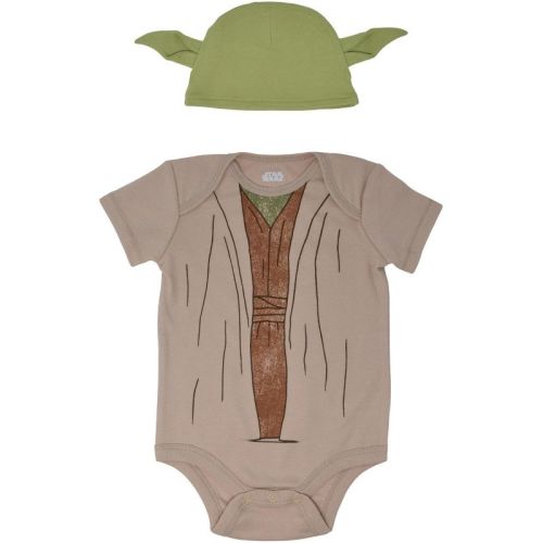 Star Wars The Child Baby Cosplay Bodysuit and Hat Set Newborn to Infant