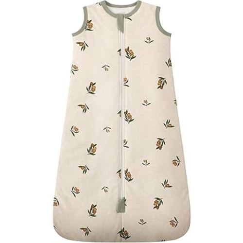 Baby Sleep Sack Organic Cotton - 2.5 TOG, Olive Branch, 3-12 Months