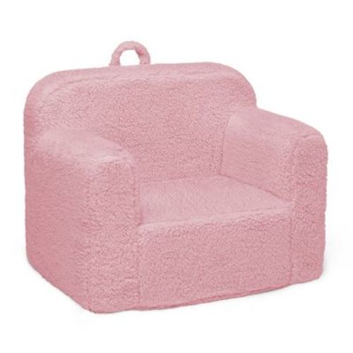 Delta Children Kids' Cozee Faux Shearling Chair - 18 Months and Up