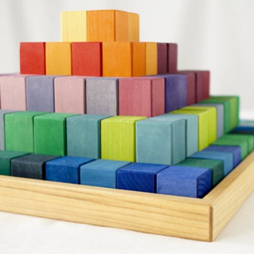 Large The Greater Pyramid Wooden Block Set