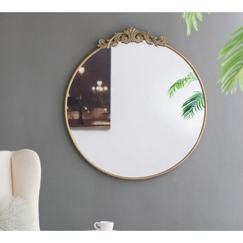 Fleur Round Wall Mirror