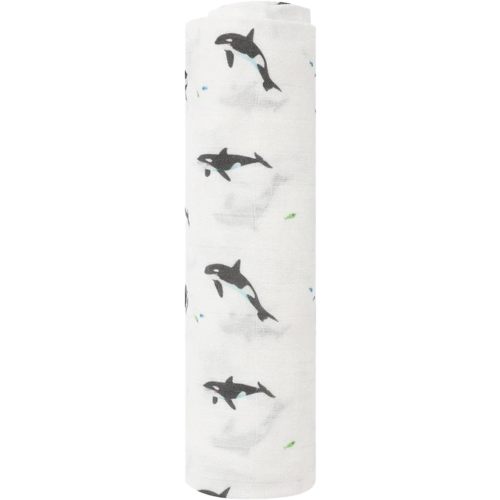 Muslin Baby Swaddle - Breathable Receiving Blankets for Newborn Baby, 70% Viscose derived from Bamboo, 30% Spandex, Imported