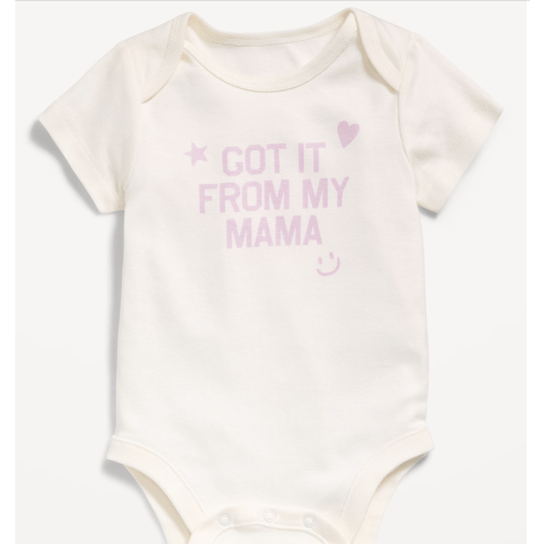 Short-Sleeve Graphic Bodysuit for Baby-Lilac Mist (6-12 months)