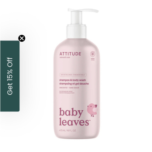 Baby Shampoo & Body Wash 2-in-1 - Clean Ingredients I ATTITUDE