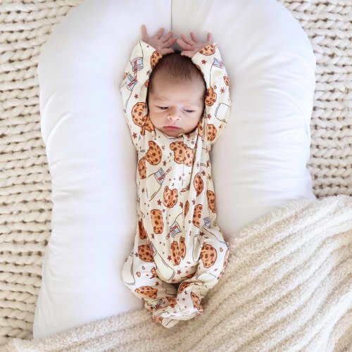 Cookie Cuddles Zipper Footie