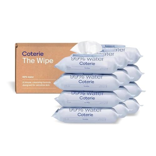 Coterie Baby Wipes for Sensitive Skin, 8-Pack (448 Count)