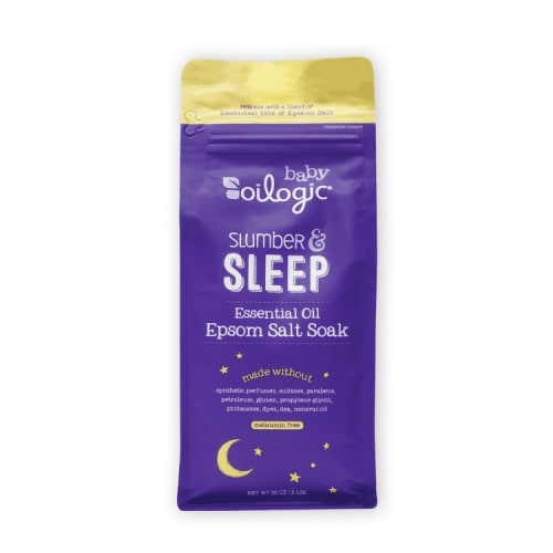 Oilogic Slumber & Sleep Essential Oil Epsom Salt for Baby, 2lb