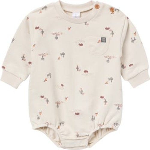 Long Sleeve Bubble Romper, 0-3M