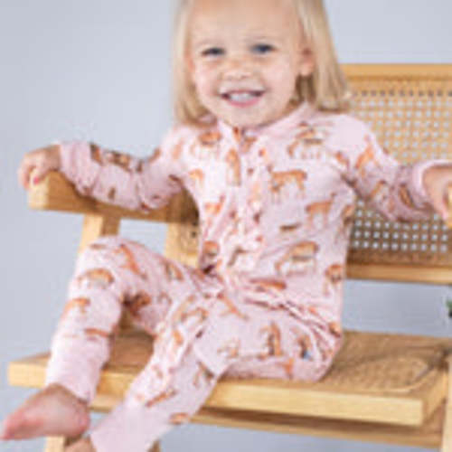 Convertible Zip Pajamas - Does & Fawns – Goosies