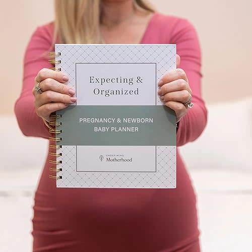 Expecting and Organized New Baby Planner – Pregnancy Organizer and Checklist Journal for First-Time Moms – 140+ Page Hardcover Keepsake by Undefining Motherhood