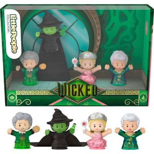 Fisher-price Little People Collector Wicked The Musical Movie Special Edition Figures - 4pk
