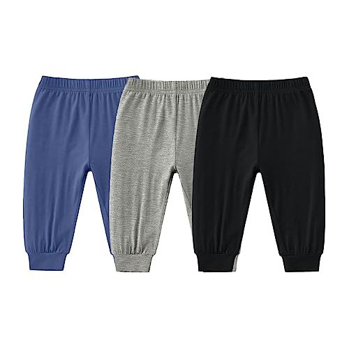 Baby Boys Girls Viscose from Bamboo Jogger Pants Infant Toddler Bloomers Kids Harem Pant